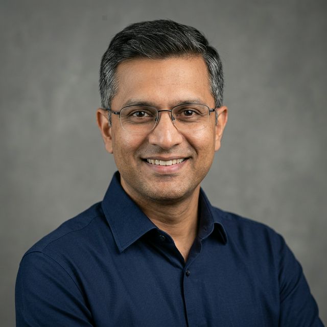 Portrait of Rajesh Gupta, electronics importer from Delhi